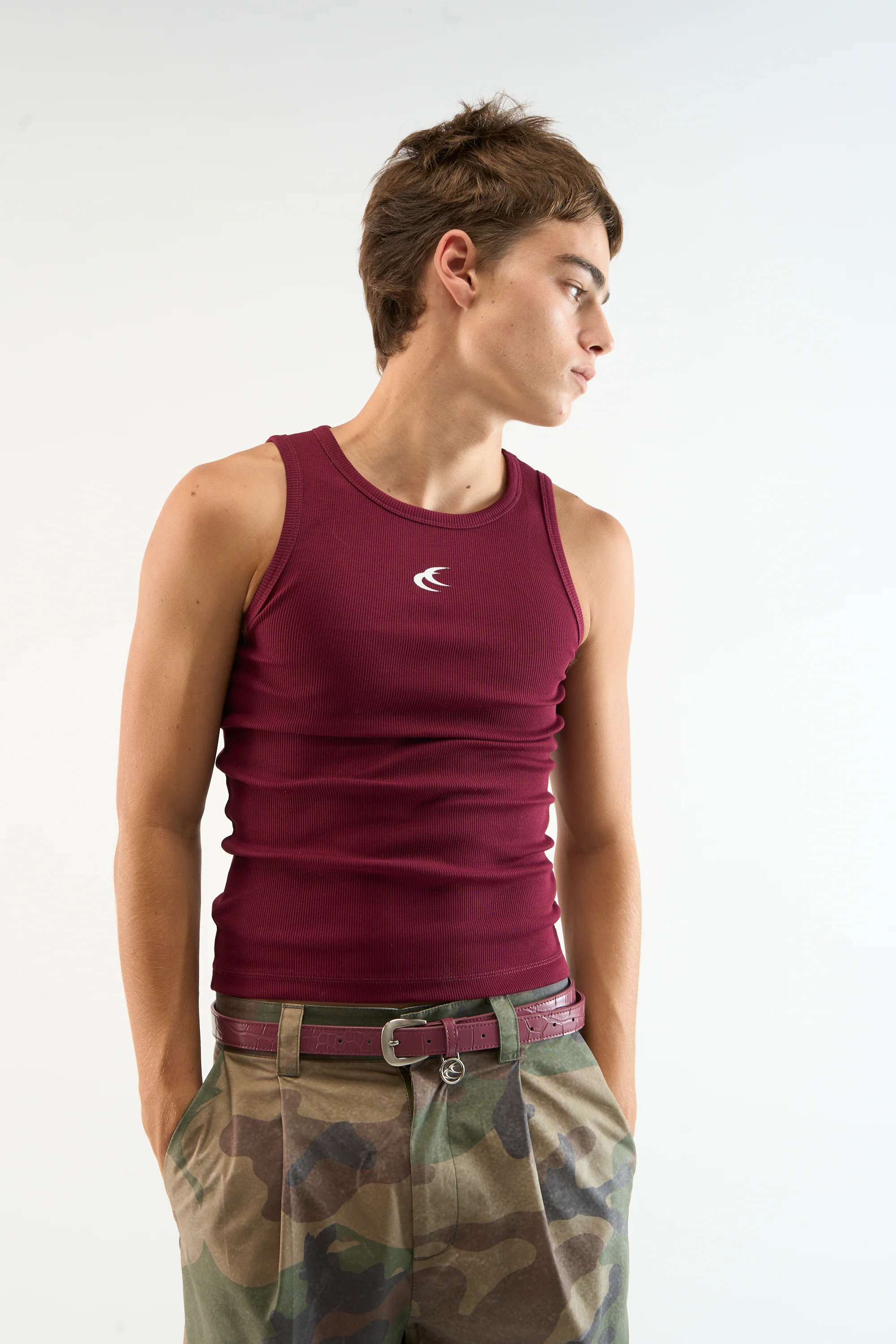 Burgundy & Pink Canale Scff Tank Top Pack - Image 2
