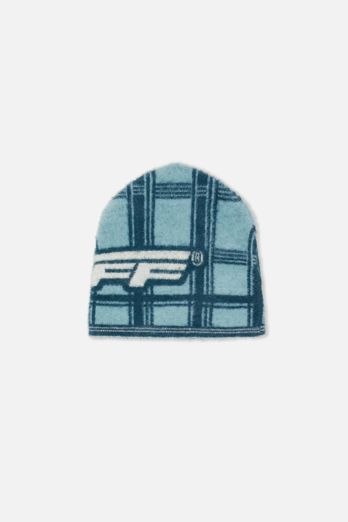 Checked Mohair Beanie - Image 2