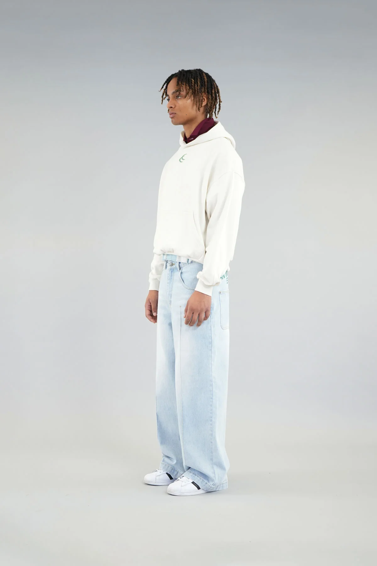 Chester Ecru Hoodie - Image 5