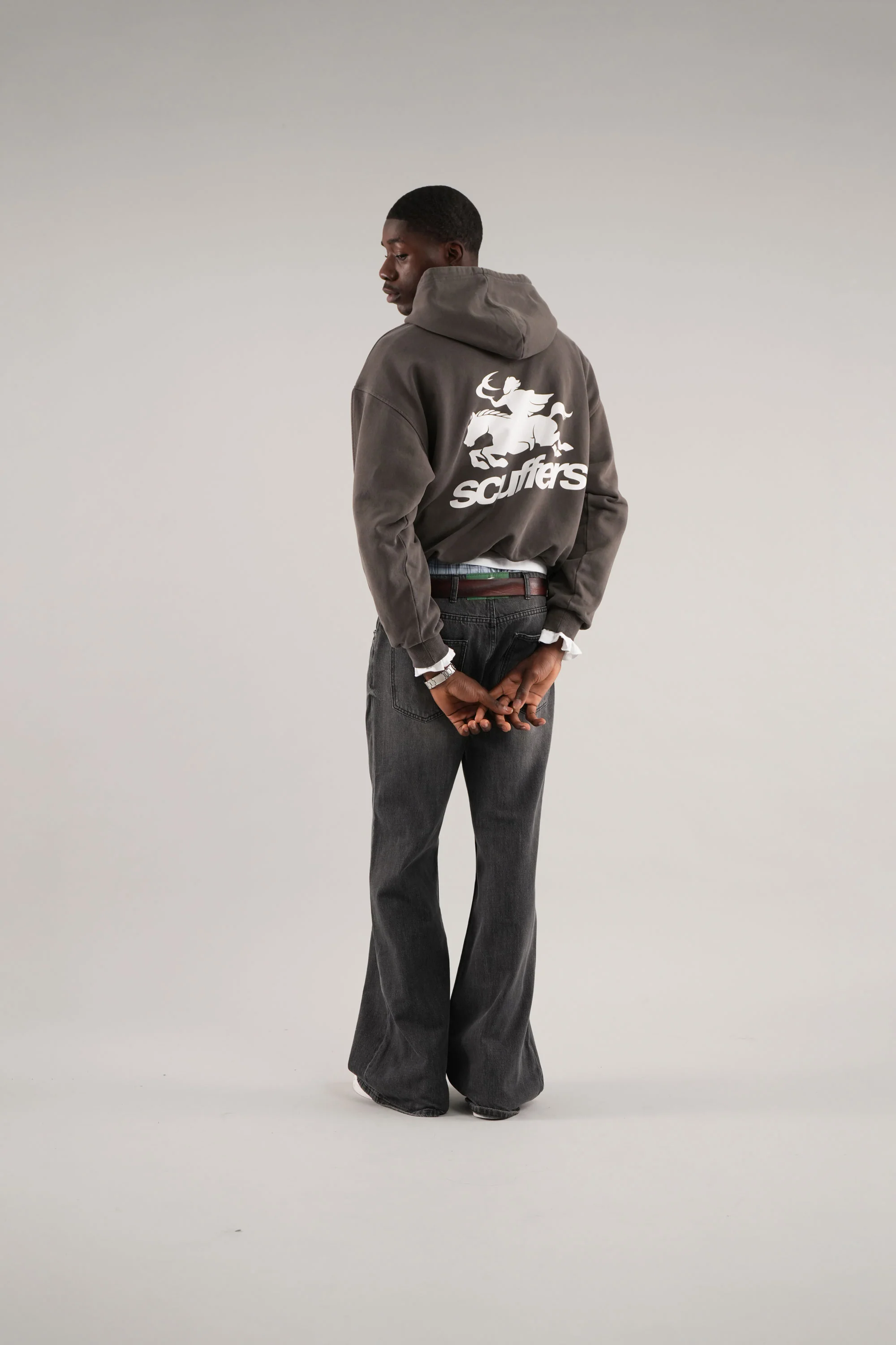 Emblem Black Hoodie - Image 6