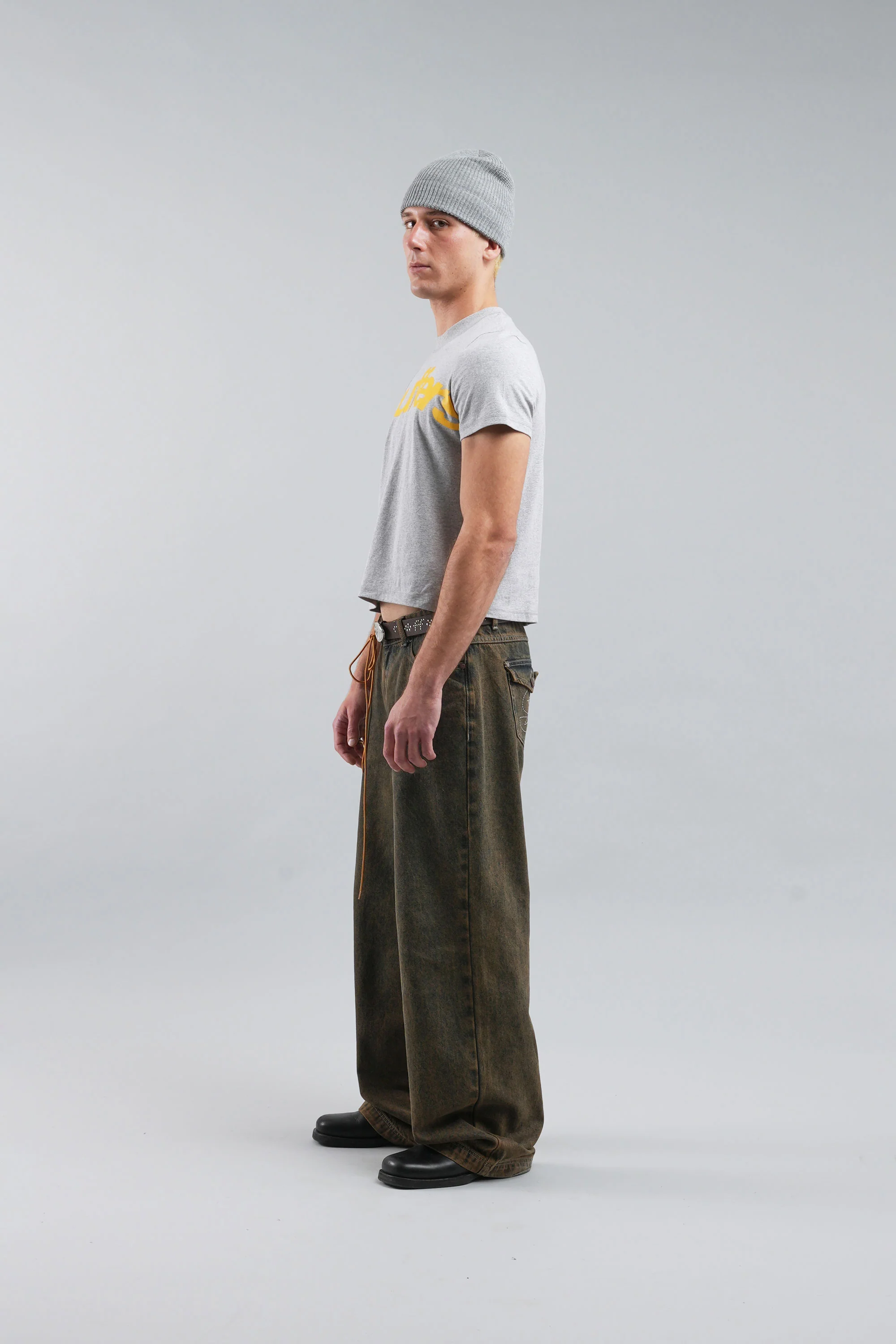Heaven Grey Melange Top - Image 4
