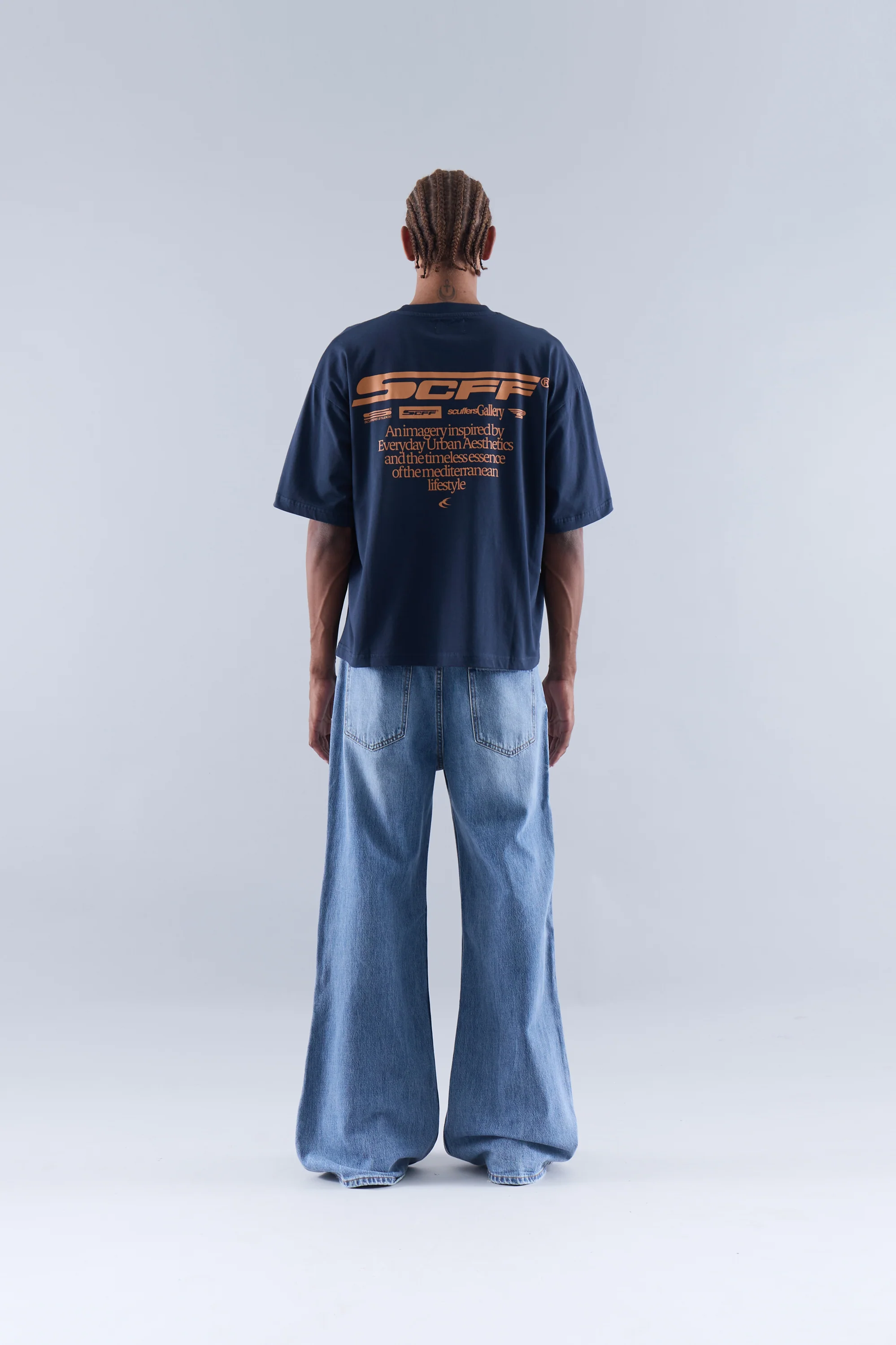Motor Studios Navy Blue T-Shirt - Image 5