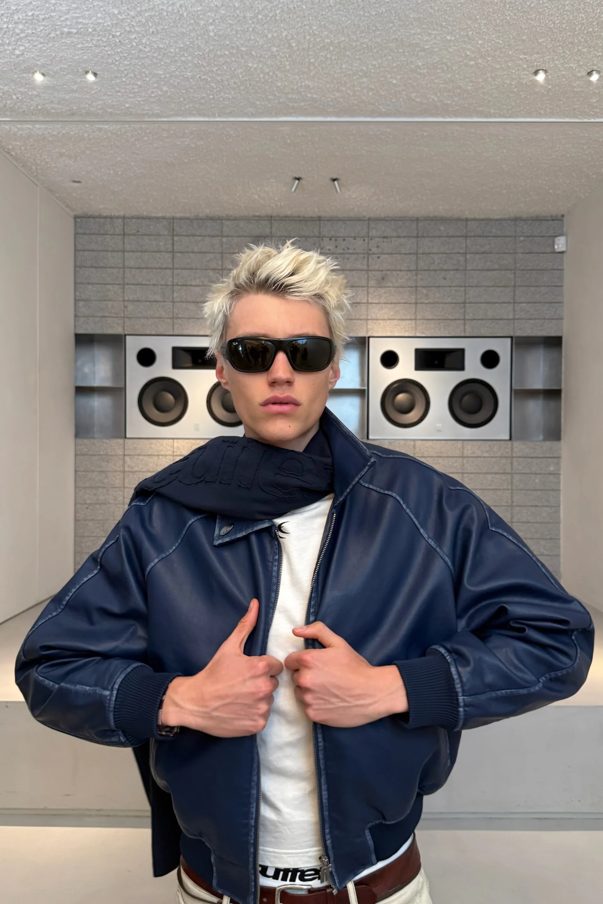 New Navy Raw Jacket - Image 5