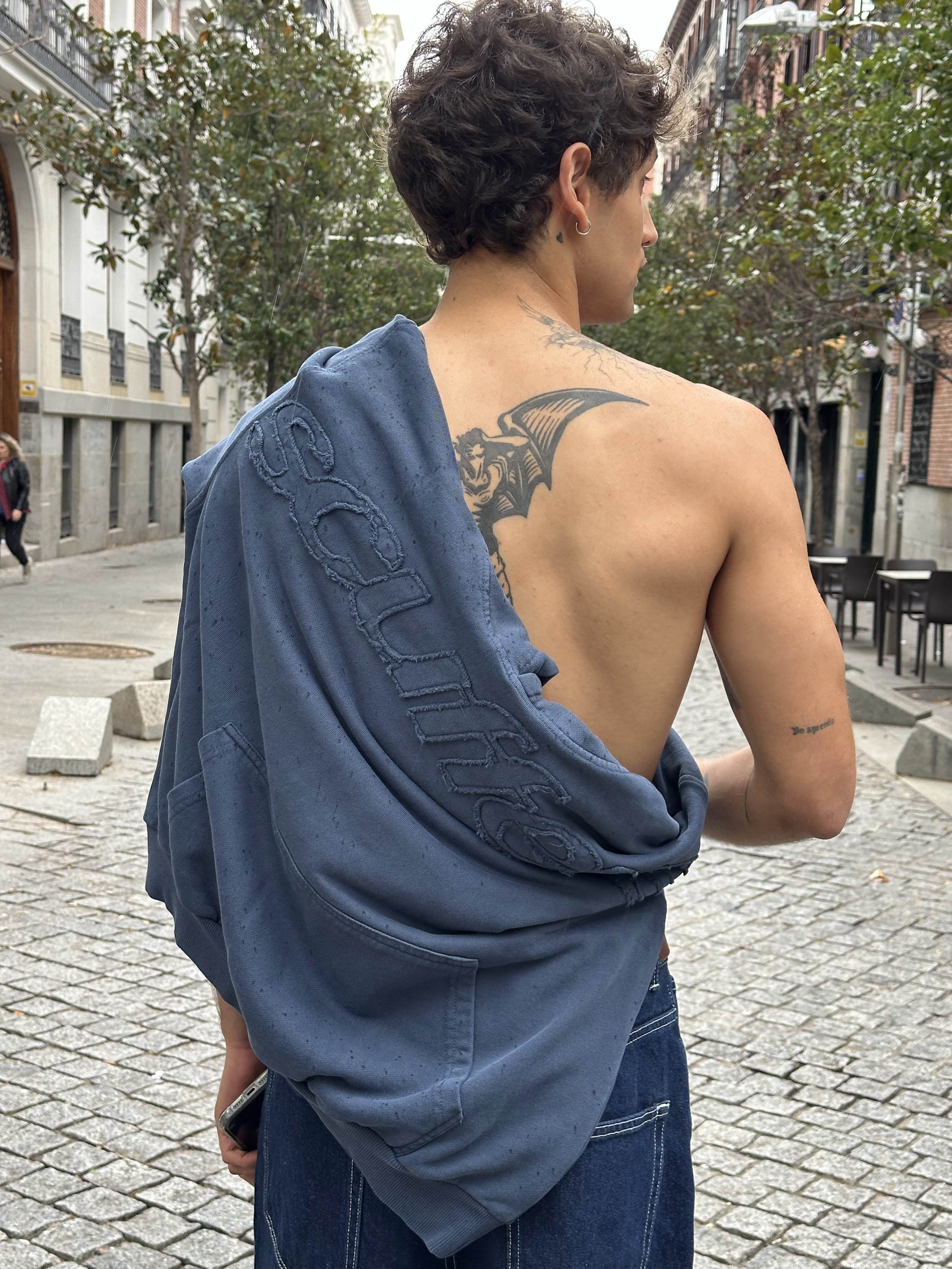 Raw Blue Hoodie - Image 12