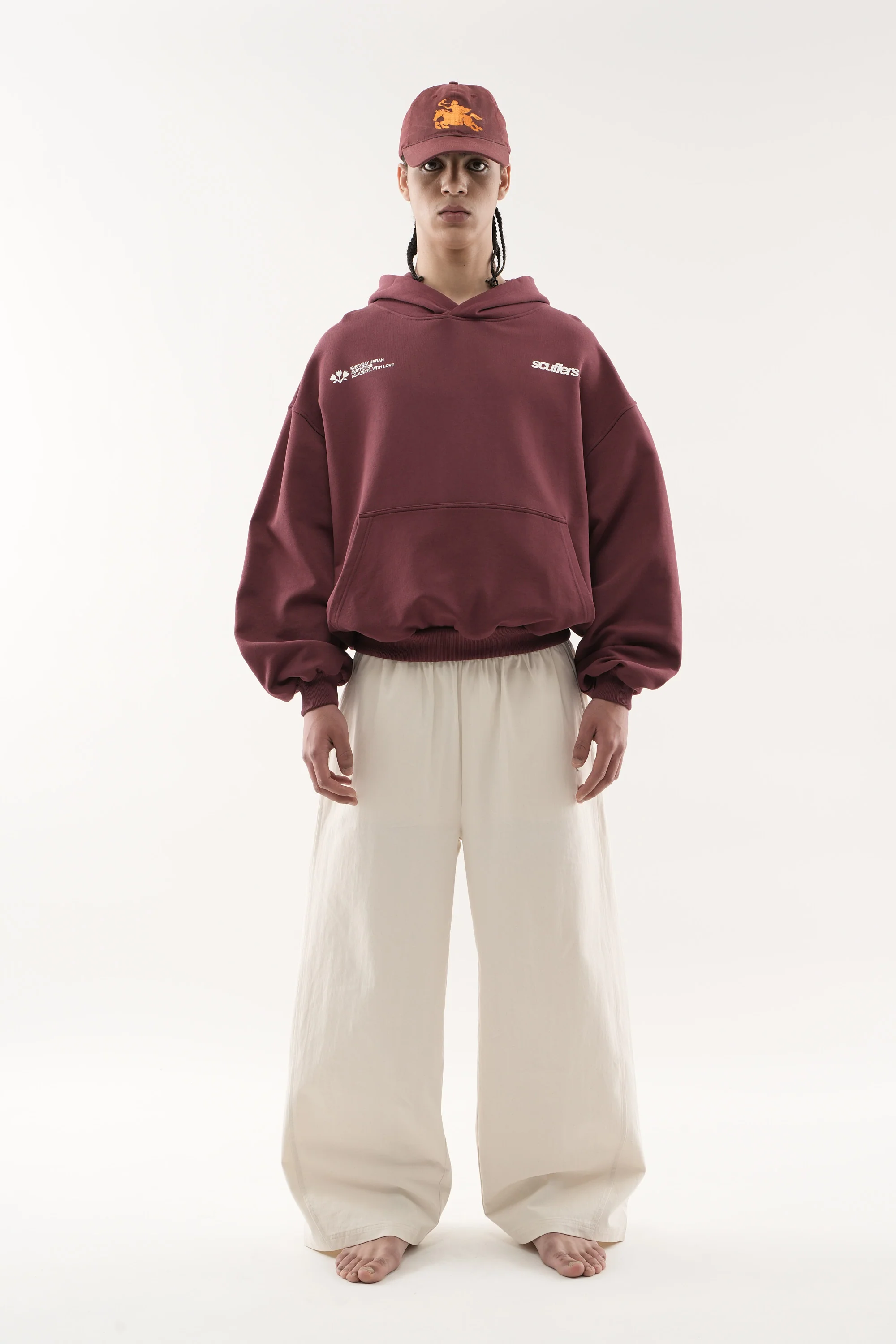 SC Burgundy Hoodie - Image 4