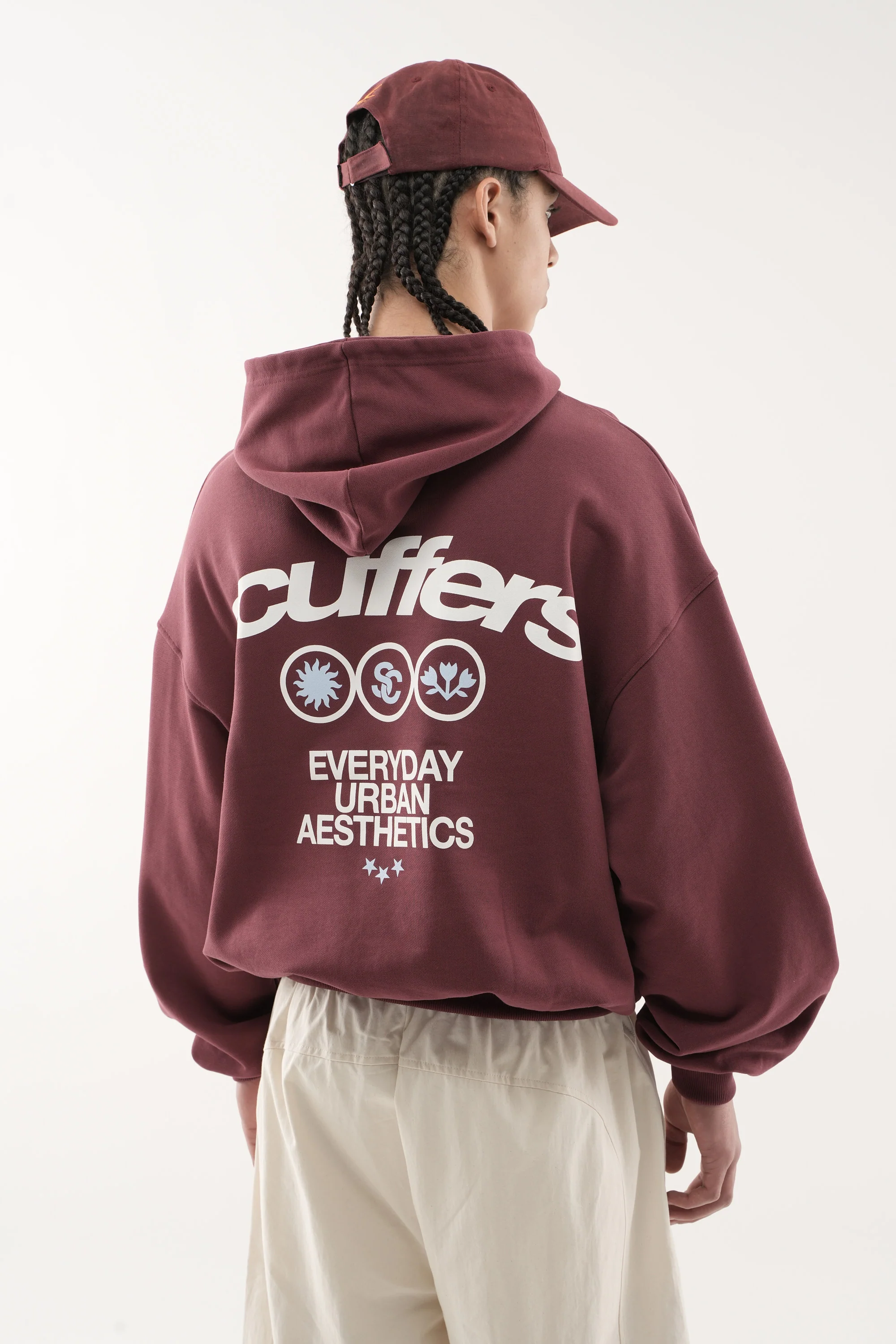 SC Burgundy Hoodie - Image 6