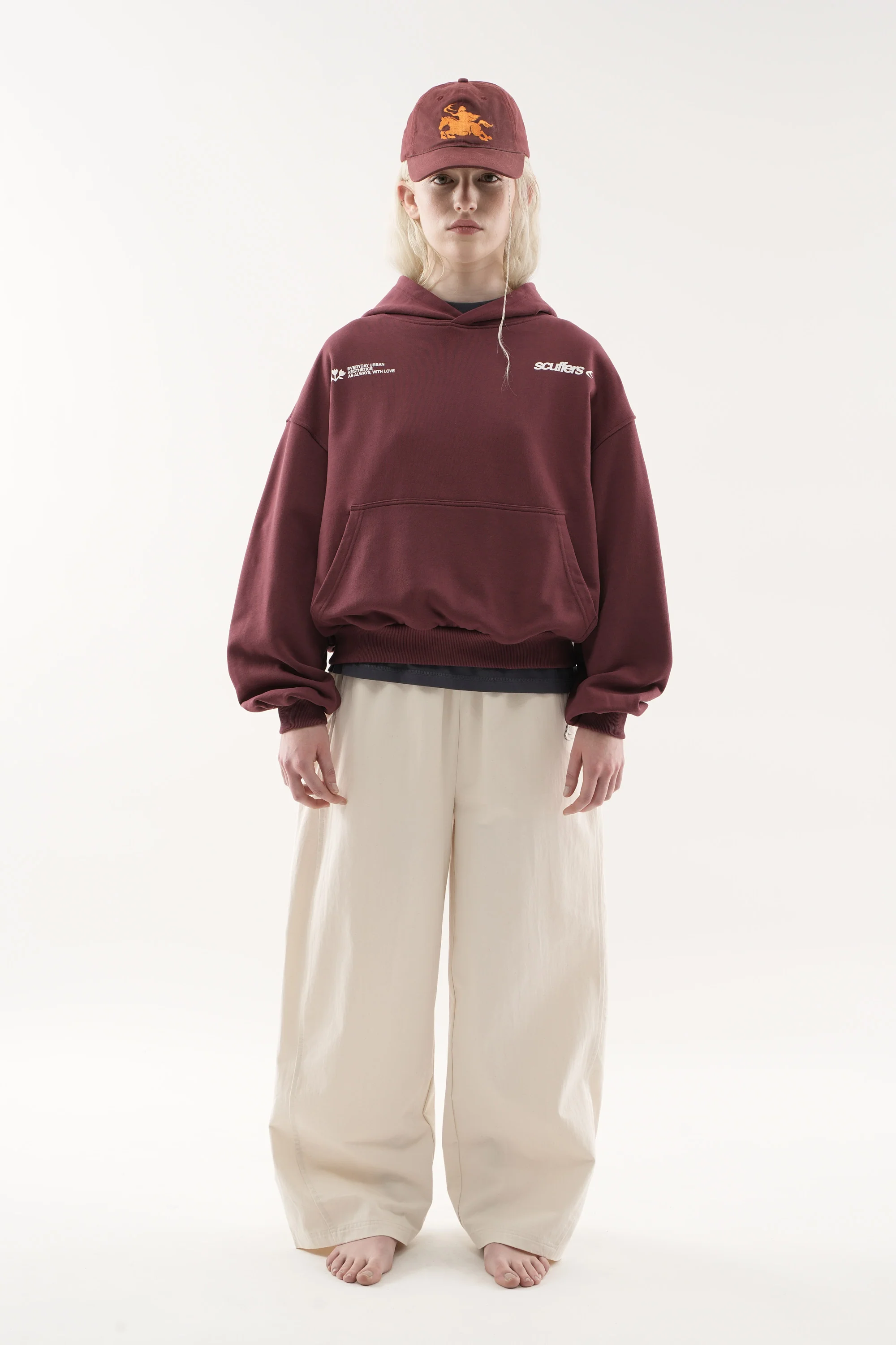 SC Burgundy Hoodie - Image 7