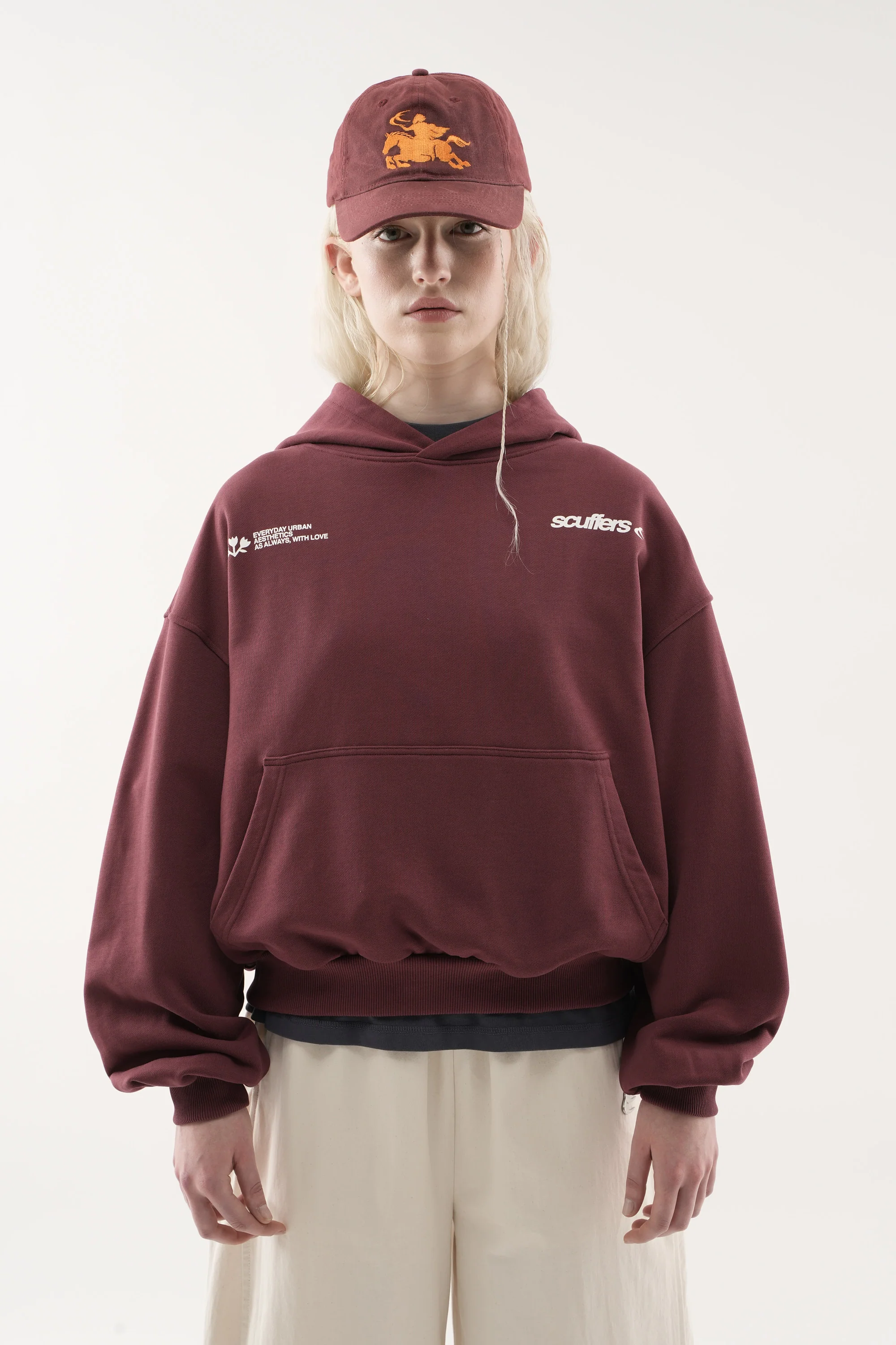 SC Burgundy Hoodie - Image 8