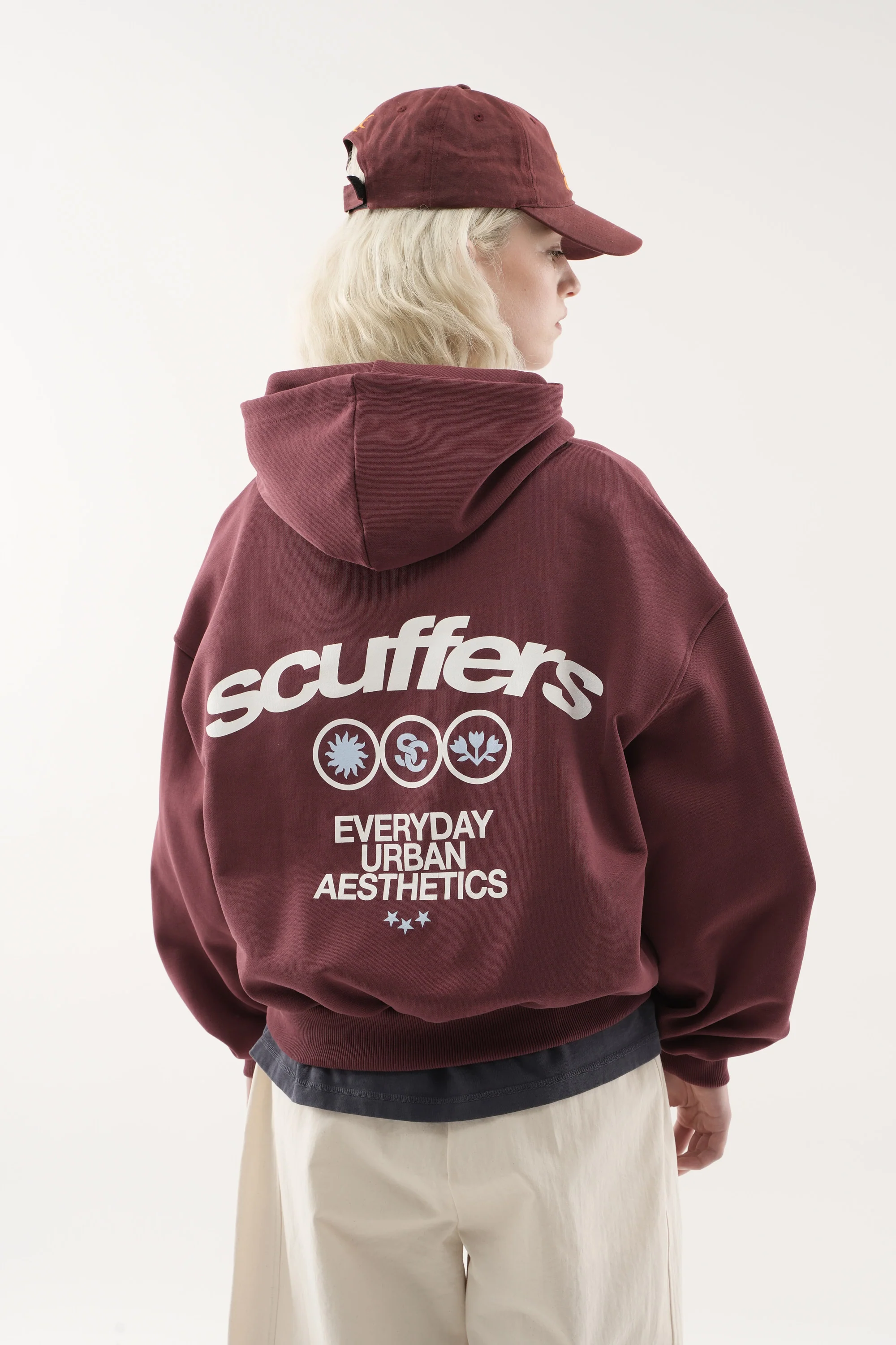 SC Burgundy Hoodie - Image 9