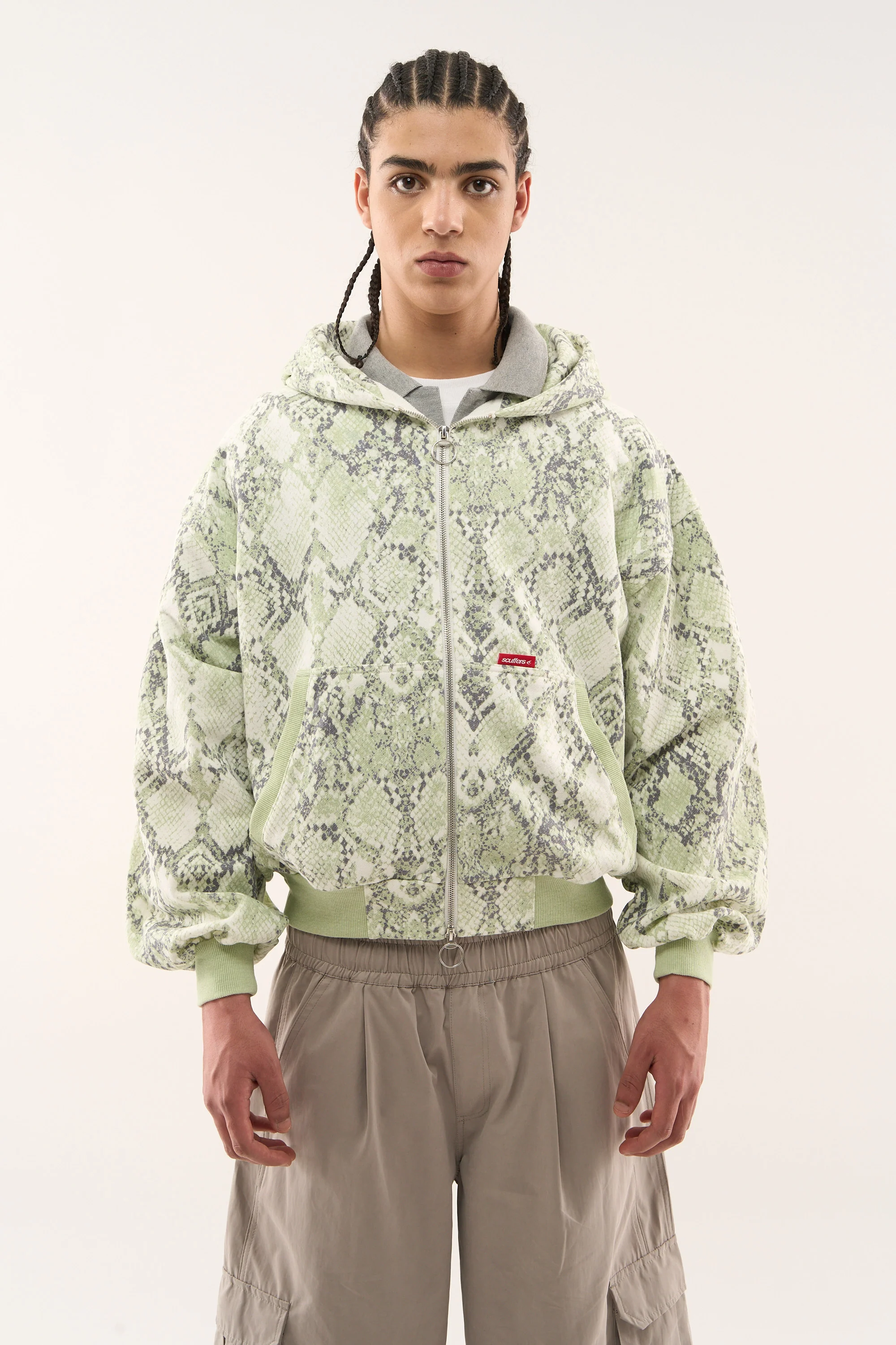 SCFF Green Snake Zipper - Image 4