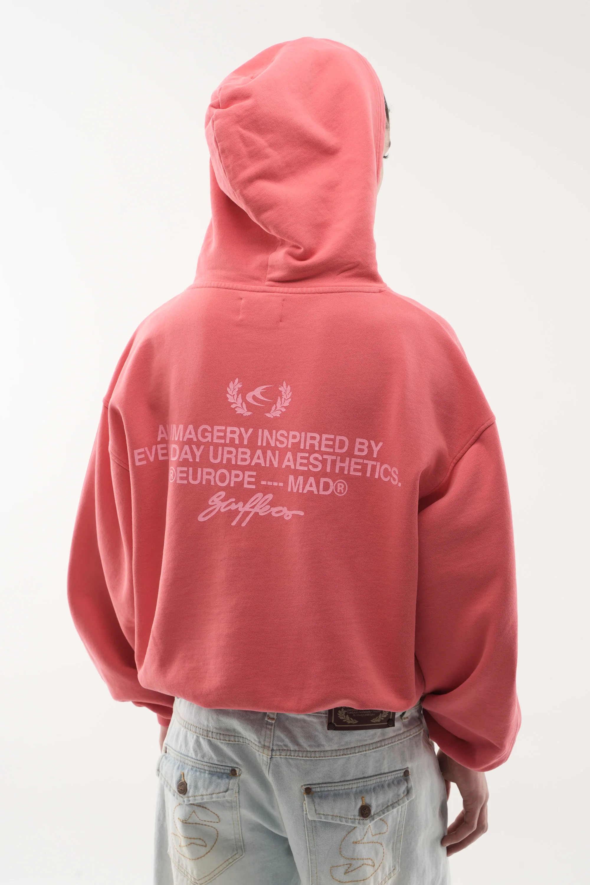 Signature Light Red Hoodie - Image 4