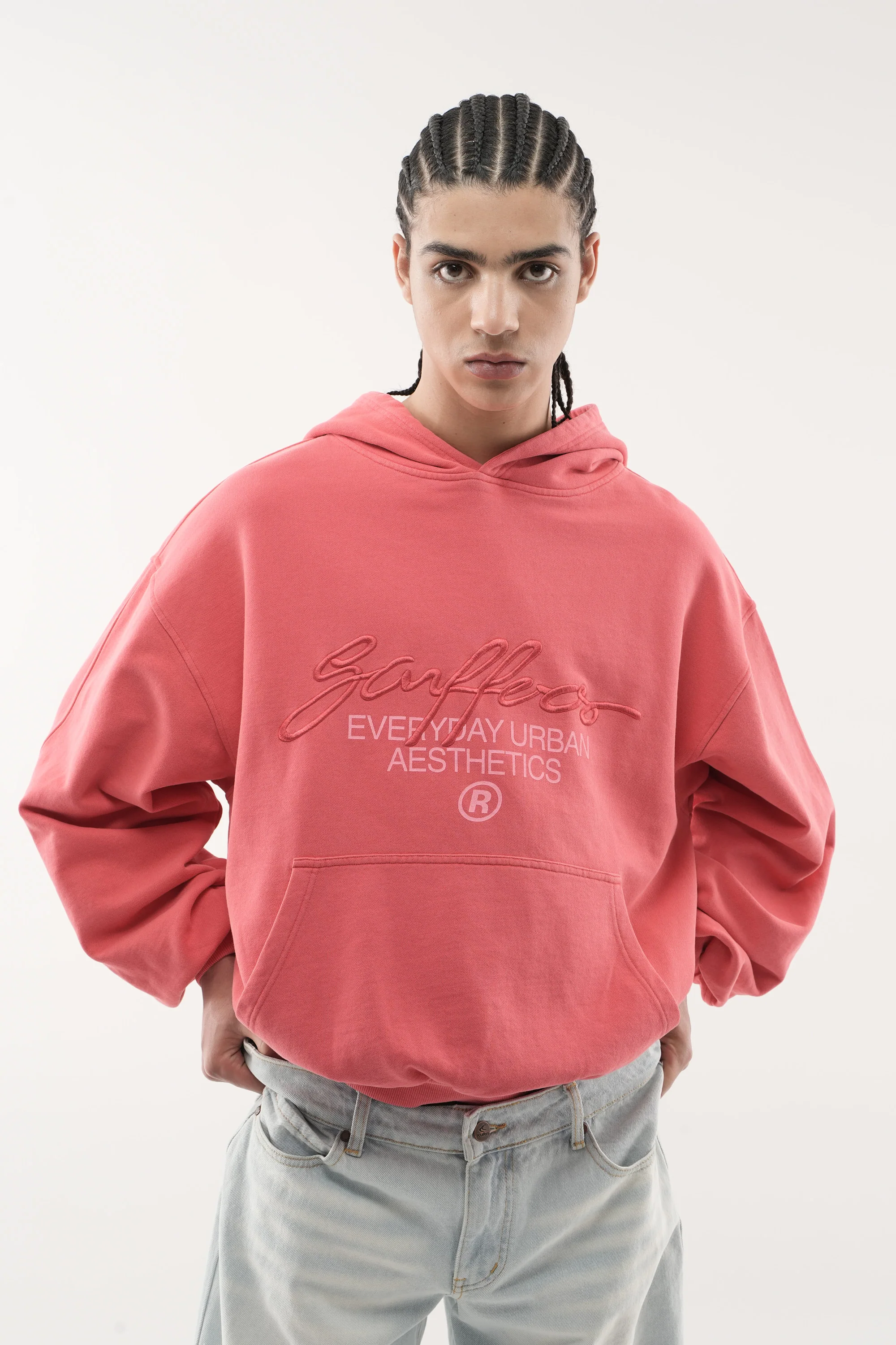 Signature Light Red Hoodie - Image 5