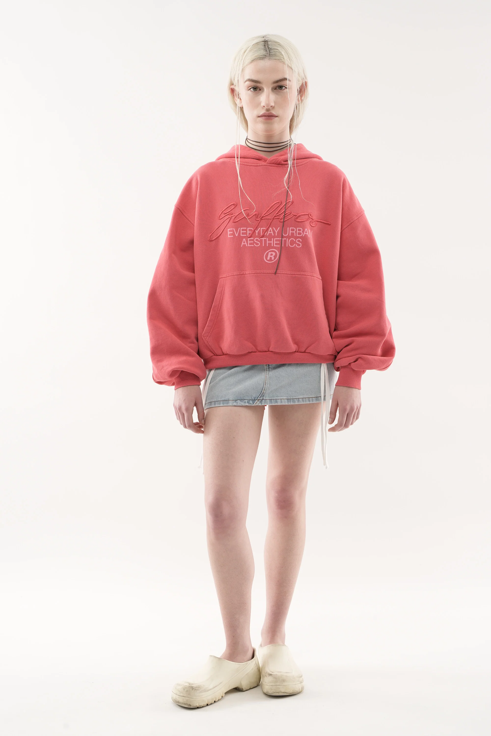 Signature Light Red Hoodie - Image 6