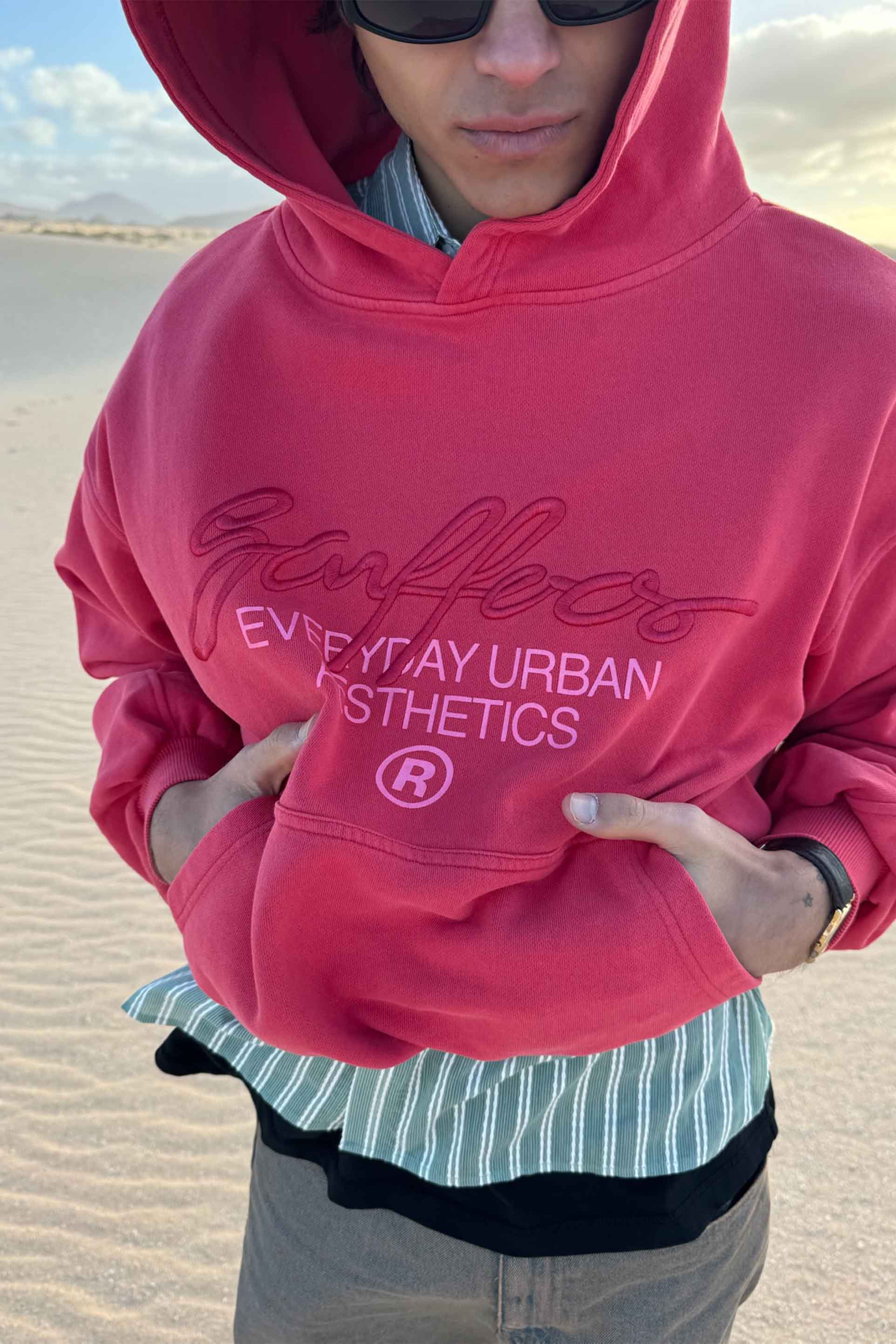 Signature Light Red Hoodie - Image 7